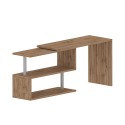 Design office desk swivel corner wooden desk 2 shelves Volta WD Choice Of