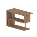 Design office desk swivel corner wooden desk 2 shelves Volta WD Model