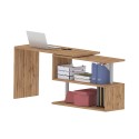 Design office desk swivel corner wooden desk 2 shelves Volta WD Cost