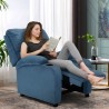 Laura Light reclining footstool armchair On Sale