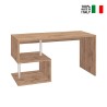 Space-saving modern wooden office desk 140x60cm Bolg WD On Sale