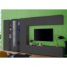 Modern grey TV cabinet 2 wall cabinets Note Wide Catalog