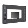 Modern wall-mounted TV stand 2 display cabinets Note Frame Offers