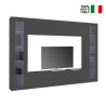 Modern wall-mounted TV stand 2 display cabinets Note Frame On Sale