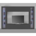 Modern wall-mounted TV stand 2 display cabinets Note Frame Sale