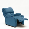 Laura Light reclining footstool armchair Sale