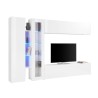 White living room TV cabinet wall unit Joy Duet Offers