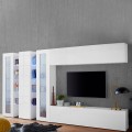 Joy Mir Wall Unit with 2 Display Cabinets, TV Stand, Floating Cabinet, and Wardrobe Promotion