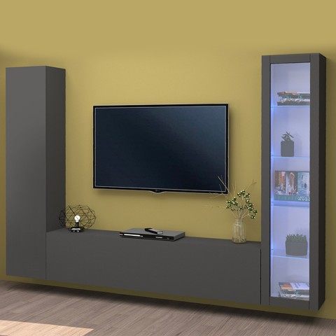 Modern TV cabinet wall cabinet and wall-hung wardrobe Peris RT Promotion