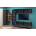 Loane RT modern suspended TV cabinet bookcase wall unit Discounts