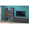 Modern TV cabinet display wall bookcase wood Rold RT Sale