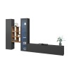 Modern TV cabinet display wall bookcase wood Rold RT Offers