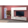 White wall-mounted TV cabinet bookcase Femir WH Catalog