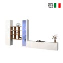 White TV cabinet wall cabinet bookcase Ranil WH On Sale