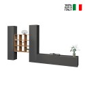 Modern suspended wall system TV cabinet bookcase 2 cabinets Talka RT On Sale