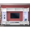 White living room wall system TV stand 2 wall cabinets Sultan WH Sale