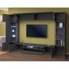 Modern wall-mounted TV wall unit 2 display cabinets Sultan RT Discounts