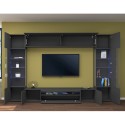 Modern wall-mounted TV wall unit 2 display cabinets Sultan RT Catalog