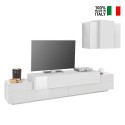 Modern design white wall-mounted TV stand Stady WH On Sale