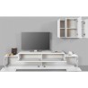 Modern design white wall-mounted TV stand Stady WH Discounts