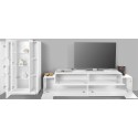 Woud WH white TV cabinet living room wall unit Discounts