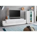 Woud WH white TV cabinet living room wall unit Sale
