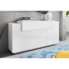 Sideboard white sideboard modern design 160cm 3 compartments Corona Side Lacq Catalog