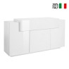 Sideboard white sideboard modern design 160cm 3 compartments Corona Side Lacq On Sale