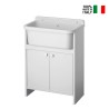 Outdoor washbasin unit 55x34cm 2 doors Pancrazio 5001PKC Negrari On Sale