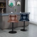 High swivel bar stool modern industrial style kitchen Ruka Offers