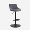 copy of Kitchen bar stool swivel adjustable footrest quilted velvet Nox Promotion