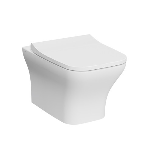Suspended flush-to-the-wall WC pan with toilet seat Mia Square VitrA Promotion
