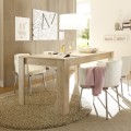 Extendable Oak Dining Table 90x137-185cm Toko Palma Promotion