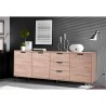 Modern wooden sideboard 3 doors 3 drawers 206cm Ekolu Palma Sale