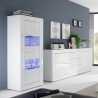 Glossy white showcase modern living room design Nina Wh Basic Offers