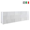 Modern sideboard 4 doors glossy white 241cm Dama Wh XL On Sale