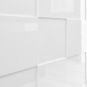 Modern sideboard 4 doors glossy white 241cm Dama Wh XL Discounts