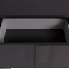 Modern living room sideboard 2 doors 4 drawers anthracite high gloss Dama Rt L Choice Of