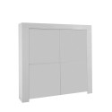 High kitchen sideboard 4 doors high gloss white Moyen Amalfi Offers