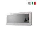 Glossy white mirror 75x170cm wall entrance living room Miro Amalfi On Sale