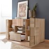 Living room sideboard 2 doors 2 drawers wood modern design Dama Sm Sale