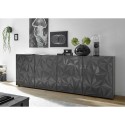 Modern design sideboard 241cm 4 doors glossy grey Prisma Rt XL Catalog