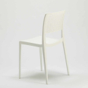 Set of 20 polypropylene Dining Chairs for Bars Restaurants Garden Bistro Cross Measures