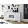 Sideboard 2 doors 2 drawers 181cm high gloss white design sideboard Prisma Wh M Characteristics