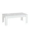 Low glossy white coffee coffee table 65x122cm Reef Prisma Offers