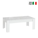 Reef Prisma Glossy White Coffee Table 65x122cm On Sale