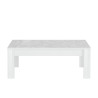Reef Prisma Glossy White Coffee Table 65x122cm Discounts