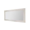 Living room mirror with white wooden frame 75x170cm Self Urbino Offers