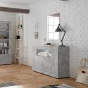 Sideboard living room modern sideboard 2 doors cement grey Minus Ct Urbino Sale