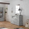 Sideboard living room modern sideboard 2 doors cement grey Minus Ct Urbino Sale